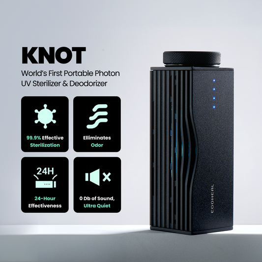 KNOT | Sterilisasi Penghilang Bau Foton UV Portabel Pertama di Dunia