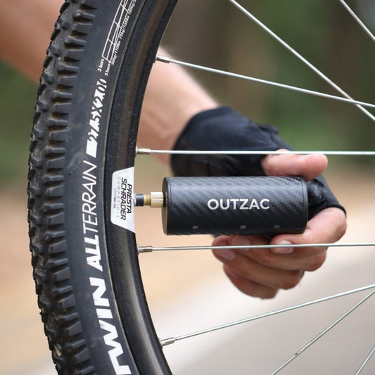 OUTZAC 3-in-1 Portable Electric Bike Pump